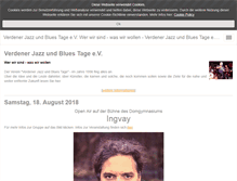 Tablet Screenshot of jazzundblues.de